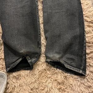 Low rise Parallel Jeans y2k Dark Grey colour